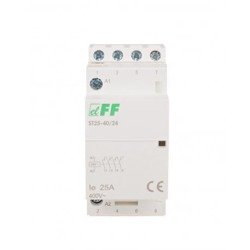 Modular contactor 25A 4xNO 24V AC ST25-40-24V F&amp;F