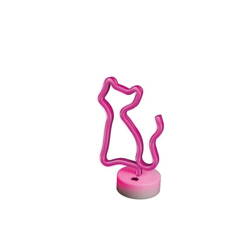 Neon LED COT pink standing lamp FSNE02 T-90835 PLASTROL