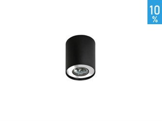 Neos 1 black chrome Azzardo AZ0708 surface mounted ceiling luminaire