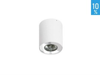 Neos 1 surface mounted ceiling luminaire white chrome Azzardo AZ0707