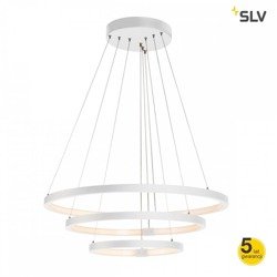 ONE TRIPLE DALI 65W 3000K/4000K 3900lm/4200lm round white mat pendant lamp Spotline