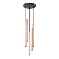 PASTELO 5P wood pendant lamp SL.1270 Sollux