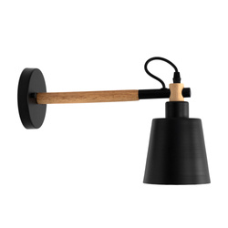 PATSI wall lamp E27 iron wood black pine EDO777192 Edo Solutions