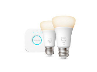 Philips Hue | Set 2x E27 9.5W 2700K 1055lm bulb + Hue bridge