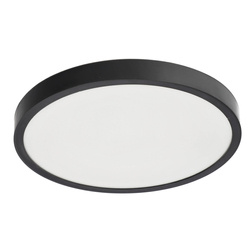 Plafond PERETI 18W black ring 29.5cm, 3000K warm color, 1800lm, IP44, 220-240V EDO777611 EDO Solutions