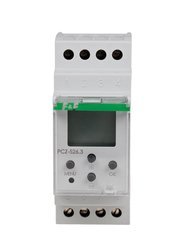 Programmable astronomical two-channel timer with night interval, 2x1P, 16A 24÷264V AC/DC, PCZ-526.3, F&F