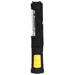 Rechargeable workshop flashlight with powerbank;handle; hook, magnet 3W COB LED/6 LED