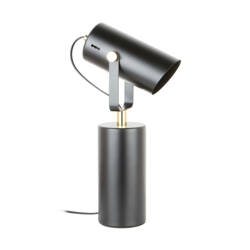 Resi desk lamp matte black/chrome E27 Max 40W IP20