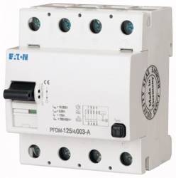 Residual current circuit breaker 4P 100A 0.3A AC type 102825 Eaton