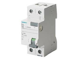 SENTRON 2P 25A 0.03A residual current circuit breaker AC 30mA 230V type 5SV4312-0 Siemens