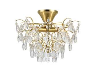 SOFIERO ceiling lamp brass white 40W E14 106546 Markslojd