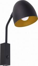 SOHO wall lamp black, gold E27 60W 4167 TK Lighting