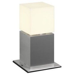 SQUARE POLE 30 standing garden lantern, 304 steel, E27, IP44, SLV, 1000344