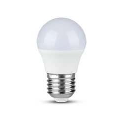 Samsung Chip LED bulb 6.5W E27 neutral ball 4000K 600lm V-TAC