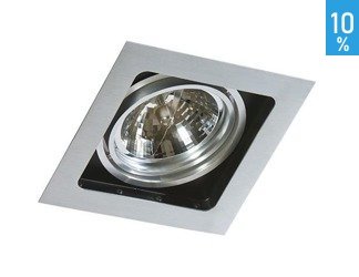 Sisto 1 aluminum flush mount ceiling luminaire Azzardo GM2109