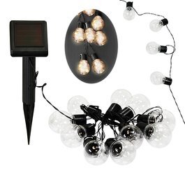 Solar garden garland 10xLED 3000K IP44 Polux