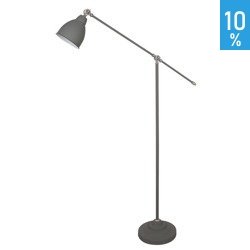 Sonny cantilever grey metal classic floor lamp Italux ML-HN3101-1-GR