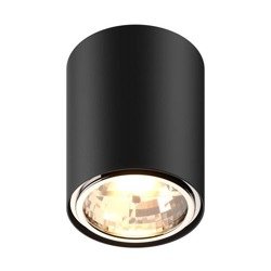 Spot tube ceiling lamp black round 12cm 1xG9 Zuma Line Box Spot 50630 (Black)