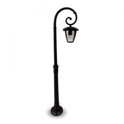 Standing lantern garden lamp black large E27 IP44 VT-737 7060 V-TAC