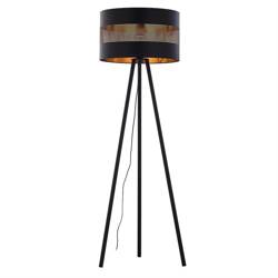 TAGO floor lamp black, gold E27 60W 5053 TK Lighting