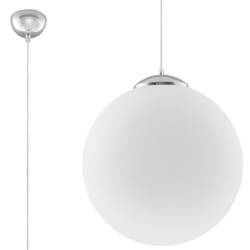 UGO 30 pendant luminaire, 1 x E27, white, SOLLUX, SL.0264