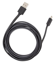 USB A plug, USB B micro plug cable, 3m, for programming