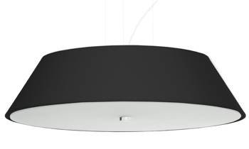 VEGA chandelier black 5x E27 60W IP20 Sollux SL.0766