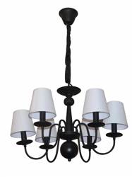 Verona pendant lamp 6xE14 40W black LP-88439/6P Light Prestige